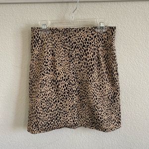 Brandy Melville Leopard print skirt